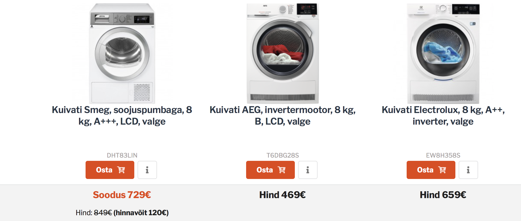 kuivati, teil on v?