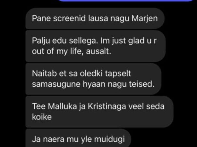 Külalispostitus Hannalt: “Brigitte, sa ei hirmuta mind, ma ei karda sind!”