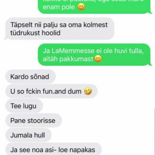 vabandused Sille ees ja tupsujutud