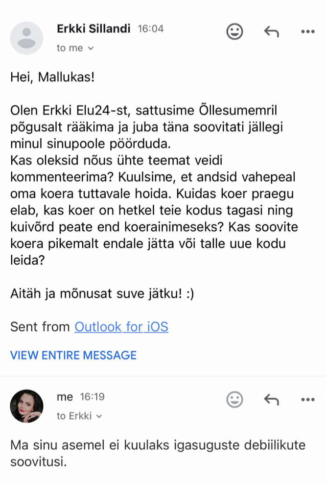 kas elu24 võiks lihtsalt mind palun rahule jätta?